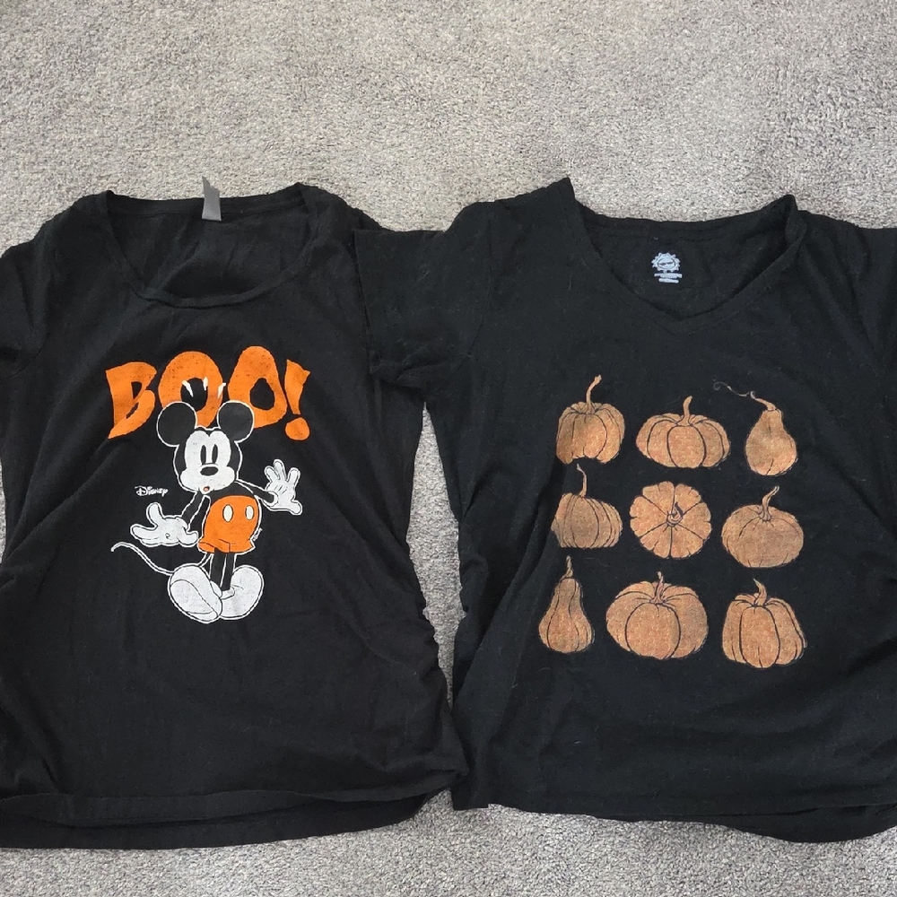 Set Of 2 Fall Maternity Tops